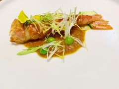 蟹籽灯烤阿根廷大红虾-箱美术馆私房菜(水晶郦城店)