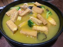 鸡汁豆腐-刘胖子家常菜·蹄花焖藕(中南店)