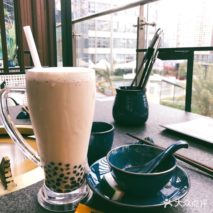 湊湊火锅·茶憩(磐基中心店)大红袍珍珠奶茶图片