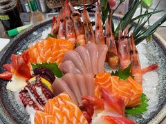 刺身三拼-大渔铁板烧(花园道店)
