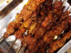 秦川黄牛招牌烤肉筋-叁宝烧烤 西安烧烤 领跑品牌(学府路店)