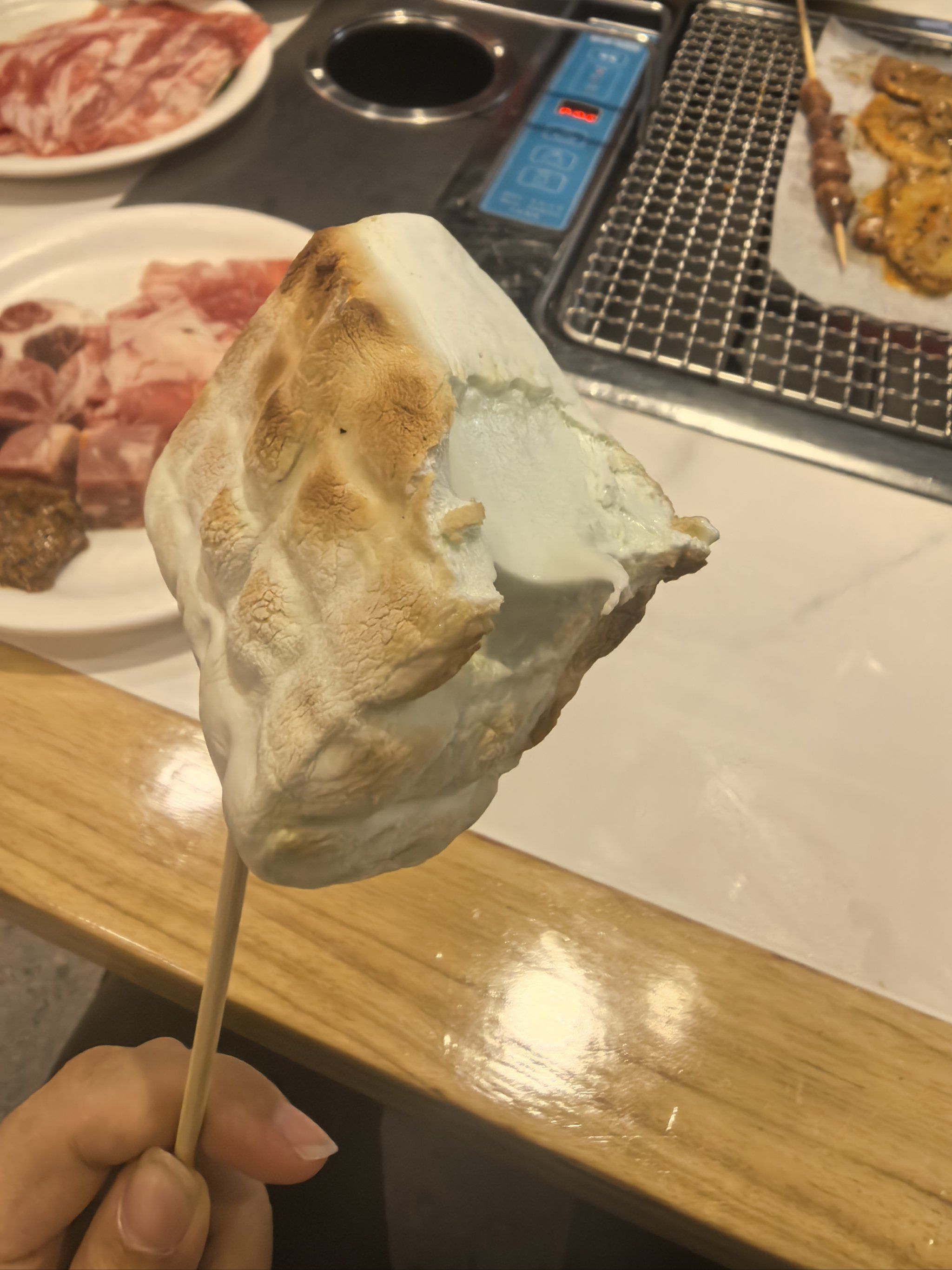 烤棉花糖的快乐