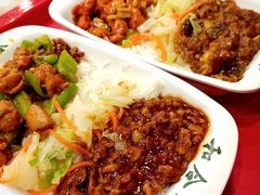 辣子鸡丁拼台式卤肉饭-和合谷(北新桥店)
