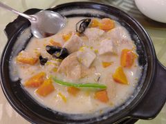 椰汁香芋南瓜杂锦煲-佛有缘·32年老字号(广州首店)