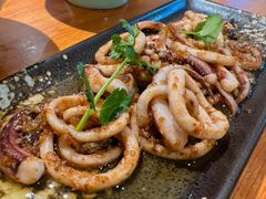 蒜蓉炒鱿鱼-我的甜·泰国餐厅