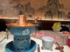 景泰蓝紫铜小锅-涮福記·现切牛羊肉火锅(世纪汇店)