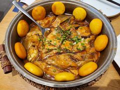 胶东鱼锅贴饼子-山东宾馆·齐鲁苑餐厅