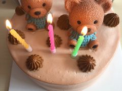 -咖咖熊蛋糕定制·蓝风车动物奶油