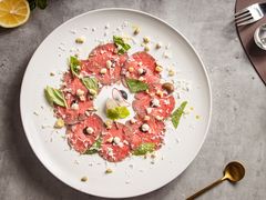 薄片小牛肉佐金枪鱼尼斯酱-404干式熟成牛排馆•聚会餐厅