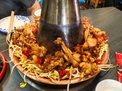 -超越炭火牛蛙火锅鸡(河东店)