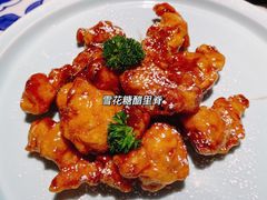 雪花糖醋里脊-绿茶餐厅(布吉万象汇店)