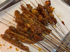 秦川黄牛招牌烤肉筋-叁宝烧烤 西安烧烤 领跑品牌(学府路店)