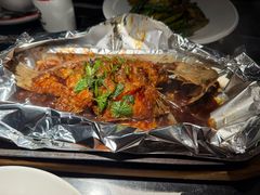 酱烤活鲈鱼-新白鹿餐厅(虹桥南丰城店)