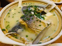 荠菜烩鲈鱼-牧羊餐厅