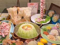 -得意咚瓜·顺德鱼生·冬瓜盅火锅