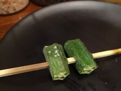 盐烤秋葵-鸟串烧Yakitori
