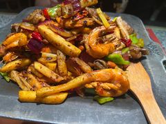 干锅虾+排骨-炭舍干锅(华发商都店)