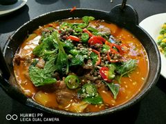 吊锅酸萝卜牛肉-新竹里馆·花园餐厅(兴苑路店)