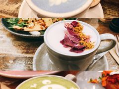 Rose&nbsp;tea&nbsp;latte-FLOVIE FLORIST CAFE