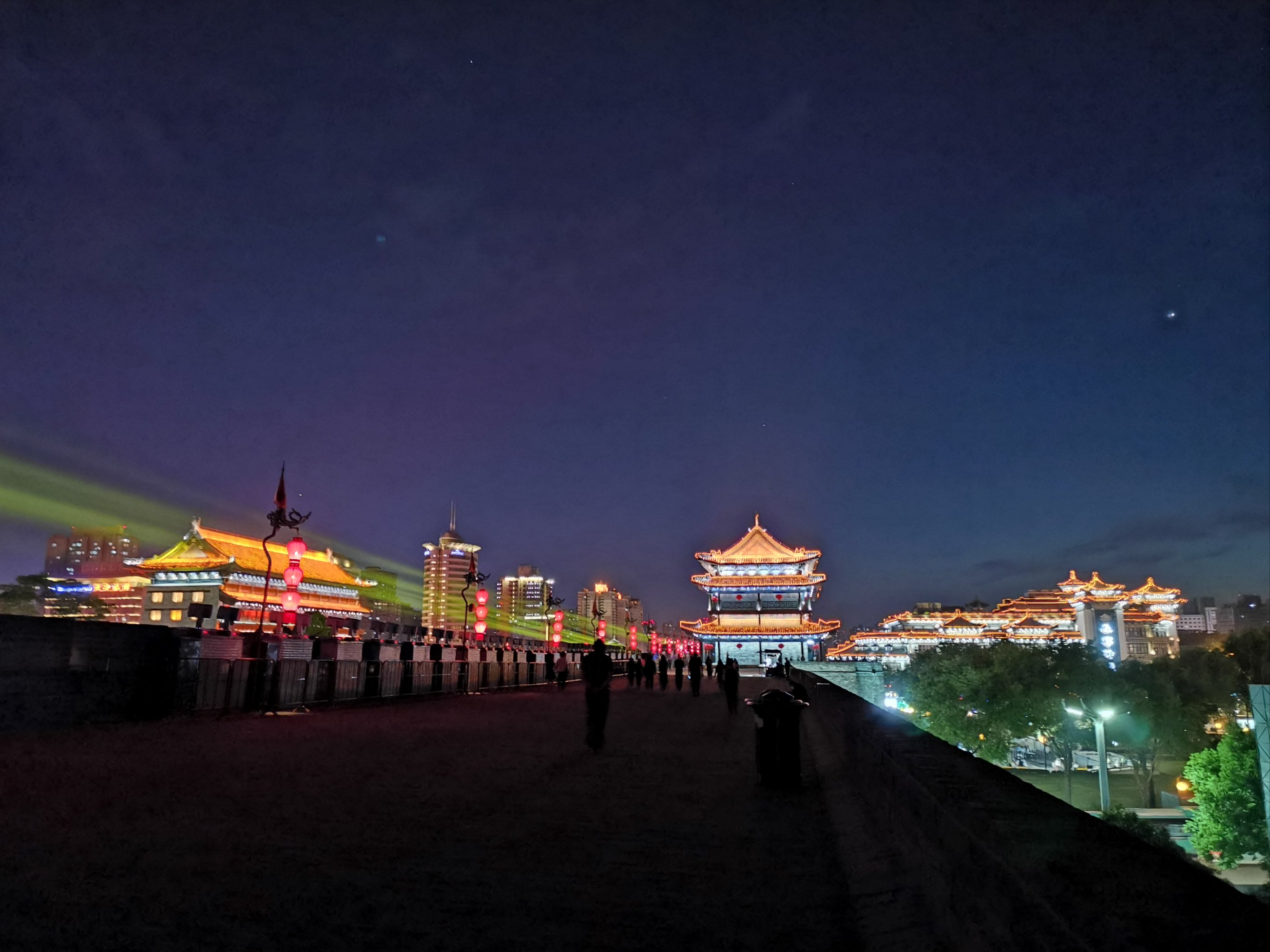 古代长安夜景图片