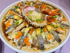 膏蟹黄鱼蒸肉饼-金时代顺风大酒店(静安大融城店)