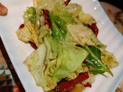 炝莲白-羊巴道新疆菜·清真(上梅林店)
