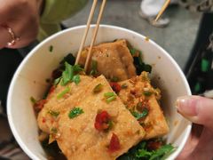 炸臭豆腐-董爸爸烤饼(马站底店)