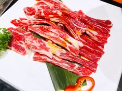 精品雪花牛肋条-老熟人烤肉城(马家堡店)
