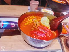 肥牛炼番茄线食-火山屋台(新街口店)