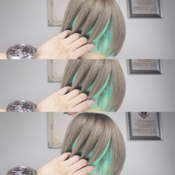 -INS羽毛接发·巴黎画染