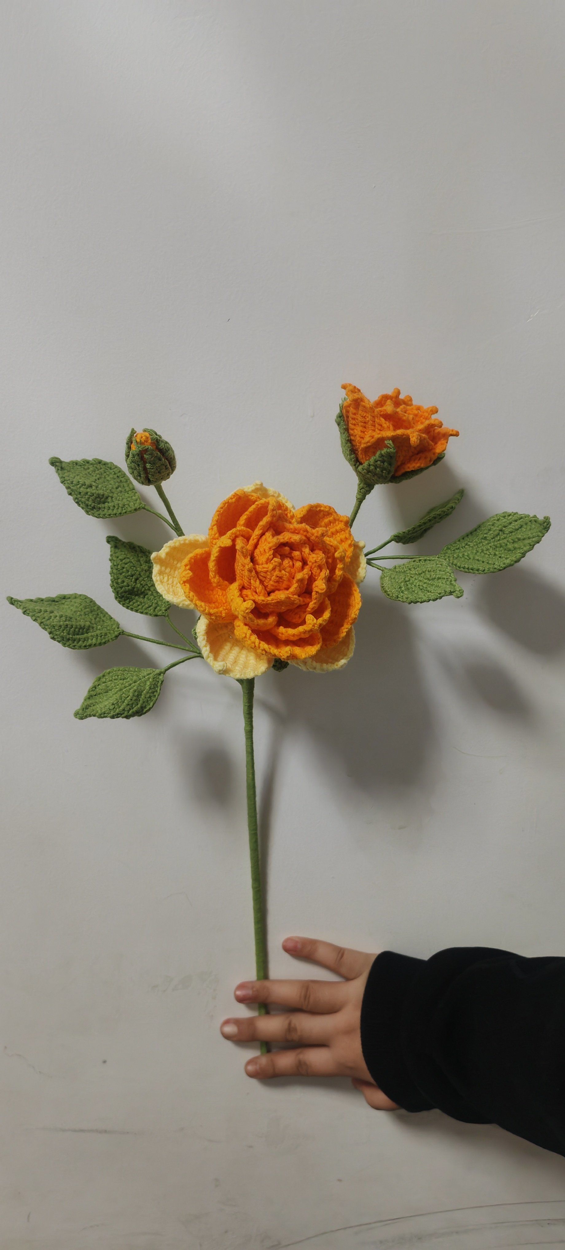 纯手工钩织花花,永生花,漂亮