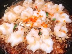 金银蒜蒸凤尾虾-绿茶餐厅(深圳龙华天虹购物中心店)