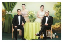 -时光纪亲子全家福照相馆(静安店母女写真父母纪念照)