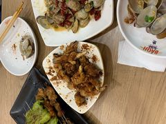 炒花甲-宝记烧烤·碳锅羊肉·羊蝎子火锅·夜食社(文体路创始店)