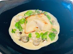 蘑菇青豆焗鳕鱼-AZUR聚(香格里拉饭店)
