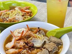 虾排骨面-白蘭閣街蝦麵
