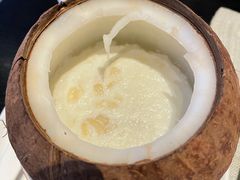 椰汁炖雪蛤-隐秀山居酒店·秀厨融合西餐厅