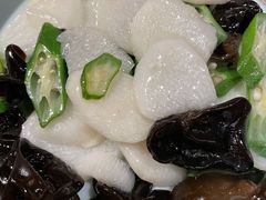 山药炒秋葵-小吊梨汤·北京菜·烤鸭(鸟巢店)