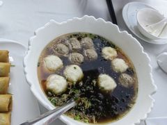 手工双丸煮鲜双菜-水上明月·湖景餐厅