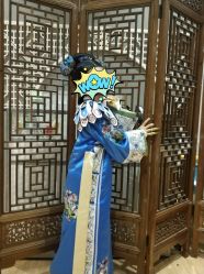 -后宫·古装汉服京剧儿童亲子全家福摄影