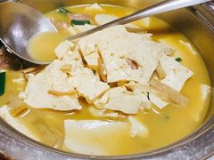 手工豆腐笋干汤-国生茶庄·地道农家菜团建活动
