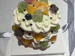 -芒果与甜纯动物奶油蛋糕&甜品台定制