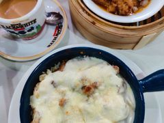 白汁芝士焗鸡扒意面-锦园春香港茶餐厅(西海湾旗舰店)