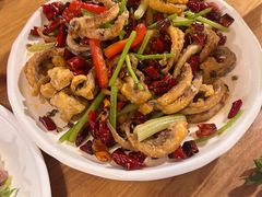 干煸鱿鱼须-陈傻子餐厅(世纪都会店)
