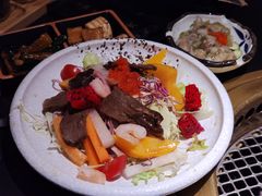 牛舌虾仁色拉-谷牛和牛烤肉(漕河泾印象城店)