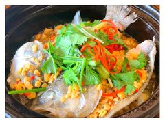 干锅豆酱生焗鲈鱼-日昌餐馆(亦庄店)