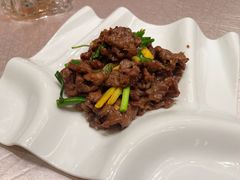 葱香元茜炒牛雪花-观海半岛宴·湛江菜(海上世界店)