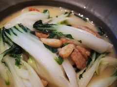 猪油渣奶白菜-粤港湾砂锅粥·宵夜(宝龙店)