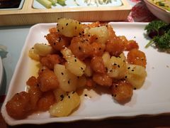 黄金菠萝肉-富贵春饼·烤鸭·大厨现炒(泰华店)