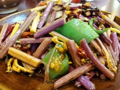 蕨菜炒腊肉-和福餐馆(西江古街店)